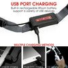 COB+LED Headlamp Headlight Torch Flashlight Work Light Bar Head Band Lamp USB