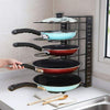 Metal Pan Pot Stand Holder Lids Rack Cupboard Kitchen Cabinet Storage Organiser