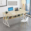 PC Computer Desk Home Office Study Desk Writing Table Workstation W/Shelf UK