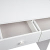 2 Drawer Dressing Table Wooden Vanity Computer Desk Bedroom Furniture Office UK