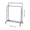 Metal Clothes Rail Hanging Rack Garment Display Stand Coat Storage Shelf Home