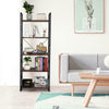 5-Tier Metal Ladder Shelf Bookshelf Storage Rack Plants Display Shelving Unit UK