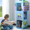 Novelty Rotating Bookshelf 3 Cube Bookcase Kids Display Storage Unit Organizer