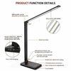 Dimmable USB Rechargeable LED Study Night Light Table Desk Bedside Reading Lamp
