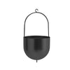 Wall Hanging Planter Flower Pot Metal Basket Bowl Decor Garden Indoor Black/Gold