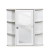 Bathroom Cabinet Cupboard Wall Mounted Storage with Mirror Single Door & Knob UK