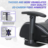 Ergonomic Gaming Chair Massage Office Computer Seat 2D Armrest Recliner Black