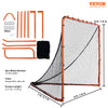 6'x6' Lacrosse Goal Net Folding Backyard Lacrosse Training Equipment Steel