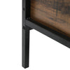 Industrial 2 Drawer Bedside Table Storage Cabinet Night Stand Chest Of Drawer