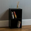 Bookcase 2 Tier Cube Shelf Wood Storage Photo Display Room Furniture Unit