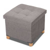 Folding Storage Ottoman Seat Toy Box Pouffe Foot Stool Footstool Small Table UK