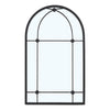 Window Garden Arch Mirror Wall Mounted Metal Frame Indoor Outdoor Home Decor