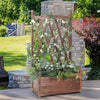 Large Elevated Raised Garden Bed Patio Deck Porch Planter Box Flower Grow Stand