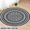Round Non-slip Floor Mat Livingroom Bedroom Modern Home Area Rug Floor Carpet