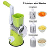 Manual Vegetable Slicer Cutter Multifunction Grater Food Chopper Machine 3 Blade
