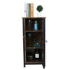 Retro Industrial Bedside Table Night Stand Storage Cabinet - Living Room Bedroom