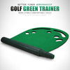 300cmx93cm Golf Practice Mat Putting Driving Range 3 Hole Indoor Training Ai