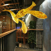 2X Artificial Brasswood Chandelier Light Lamp Fish-shaped Ceiling Lights Fixture