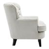 Chesterfield Armchair Wing Back Queen Anne Deep Button Cuddle Chair Sofa Seat