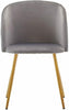 2x Retro Velvet Armchair Tub Chair Upholstered Seat with Wood Effect Metal Legs