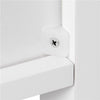 Bathroom Floor Cabinet Kitchen Cupboard Slim Bedroom Sideboard 1 Drawer, White