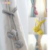 2Pcs Pair of Rope 2 Ball Curtain Tie backs Holdbacks Curtains & Voiles