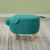 Animal Ottomans Footstools Padded Cushion Pouffe Stool Rest Children Toy Gift