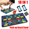 9/18 Women Men Push Up Board Stand Handles Chest Press Gym Fitness Exercise