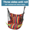 Portable Hanging Hammock Chair Swing Seat w/ Pillow Rope Garden Yard In/Outdoor
