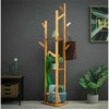 Heavy Duty Corner Coat Stands Rack Clothes Tree Umbrella Portable Hanger Shelf