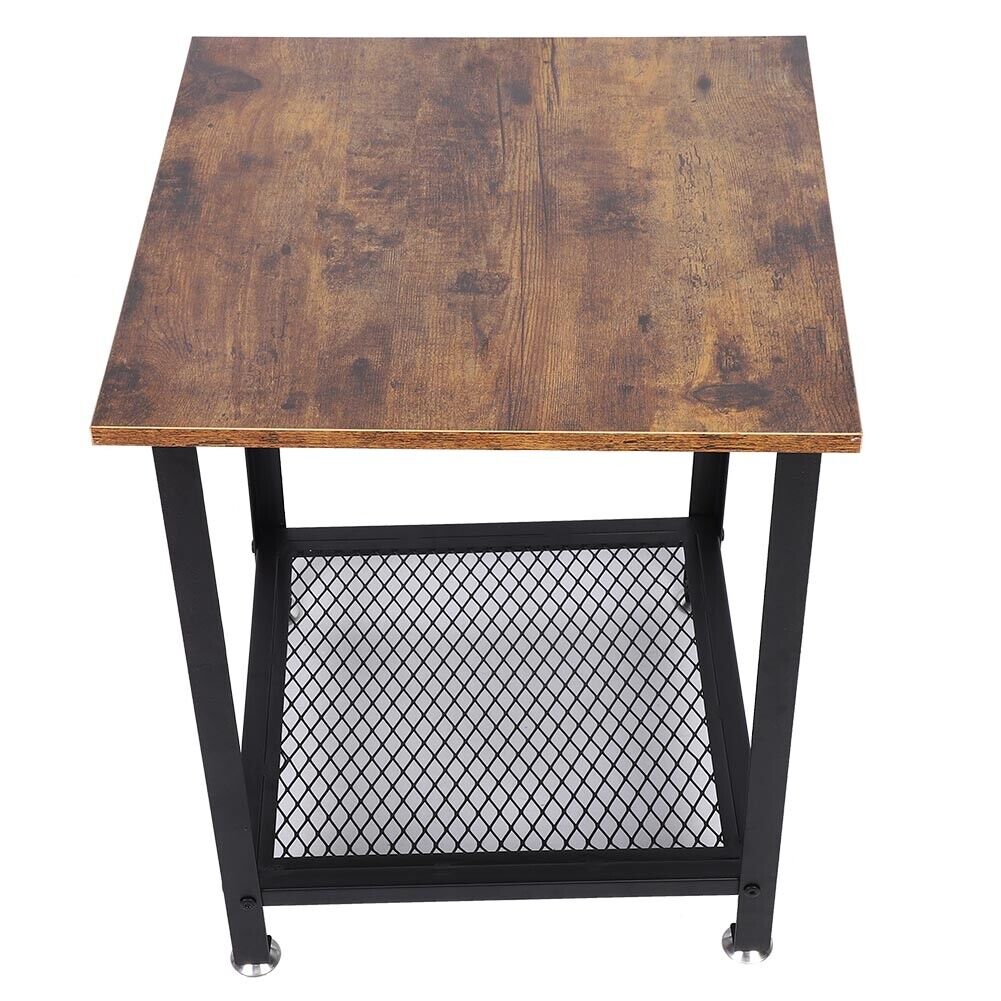 Coffee Table Bed Sofa Side End Tables Living Room Storage Furniture Iron MDF
