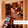 Wireless 12 RGB Colors LED Light Under Cabinet Self-Adhesive Remote Control DIY