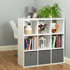 SALE White 9 Cube Shelving Unit Home Furniture Storage Shelves #336