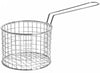 Round Mini Chip Pan Fryer Fries Serving Baskets With Handle Serving Dish