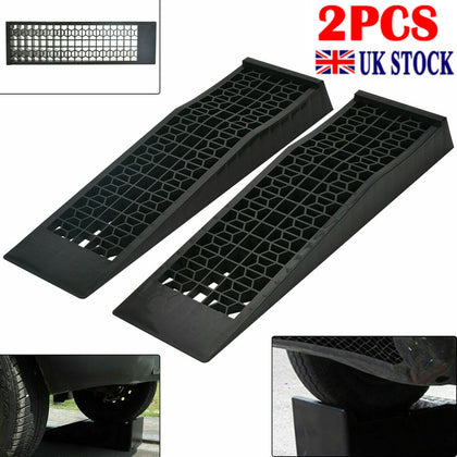 Heavy Duty 3 Ton Home Low Rise Wide Car Rift Ramp Van Workshop Plastic Strong