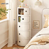 2/3/4/5 Layer Floor Standing Bedside Table Round Cabinet Drawers Storage Unit