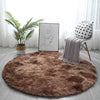 Circle Round Shaggy Rug Living room Bedroom Carpet Floor Fluffy Mat Anti-Skid