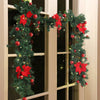 Large Christmas Garland Wreath Door Wall Hanging Garland Ornament Wedding Decor