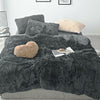 Teddy Bear Fleece Duvet Covers Quilt Cover Set Fluffy Warm Cosy Bedding Sets