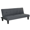 Grey Fabric 3 Seater Sofa Bed Teal Faux Suede Fabric Sofabed