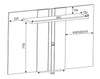 Wall Mounted TV Back Panel Floating Media Centre Unit Shelf Matt Grey Extendable