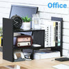 Desktop Small Bookcase Freestanding Adjustable Bookshelf Storage Desk Shelves