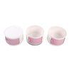3 Tier ABS Plastic Round Storage Unit Beside Drawers Office Bathroom Cabinet