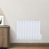 Electric Oil Filled Panel Radiator 24H Timer Thermostatic Wall Mounted Heater UK