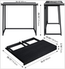 Small Foldable Computer Desk Folding Laptop PC Table Home Office Study Gaming