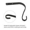 4PCS Garden Hanging Wall Brackets Outdoor Basket Plant Pot Hanger Hooks Decor