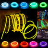 LED Car Interior Atmosphere EL Wire Neon 12V 1/3/5m String Strip Cold Light Lamp