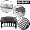 3in1 Firepit Metal Outdoor Garden Patio Heater Stove Fire Pit Brazier BBQ Grill