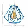 Metal Pendant Light Shade Ceiling Industrial Geometric Wire Cage Lampshade Lamp
