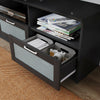 Modern TV Unit Stand TV Cabinet 3 Drawer Storage Sideboard Media Livingroom
